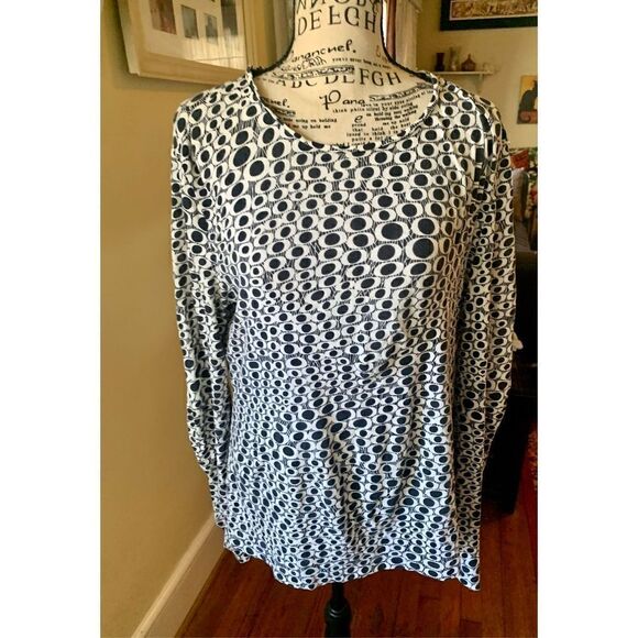 Liz Claiborne Cotton Long Sleeve Tee - Picture 5 of 5